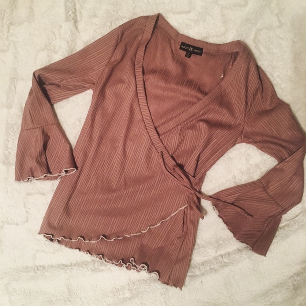 Pink Wrap Top